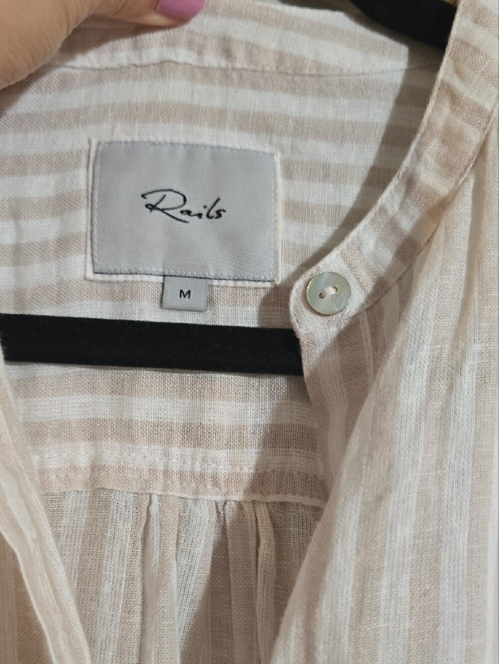 #134. Angelina Dress-Dune Stripes - Picture 7 of 13